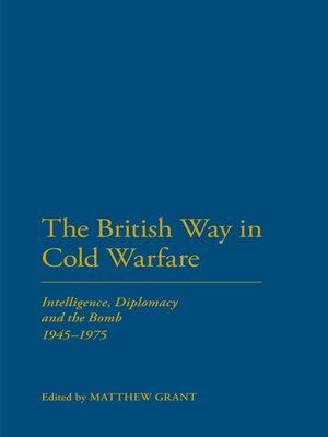 cover image of The British Way in Cold Warfare